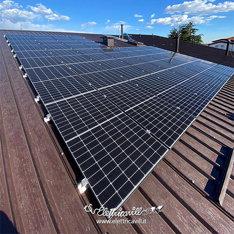 Impianto fotovoltaico per ristrutturazione villetta Villasanta